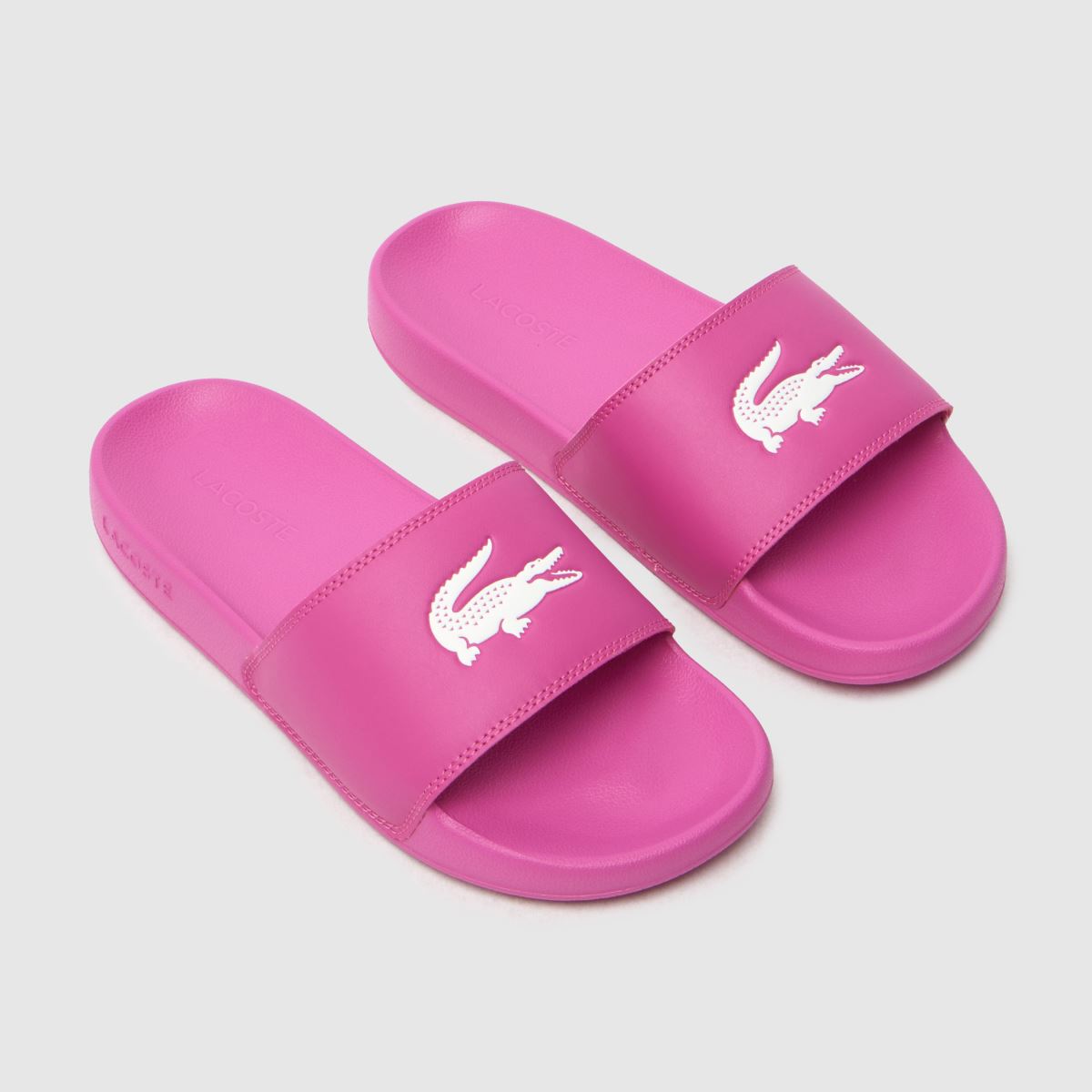 Serve Womens Lacoste Slides Lacoste Serve Slide In Pink