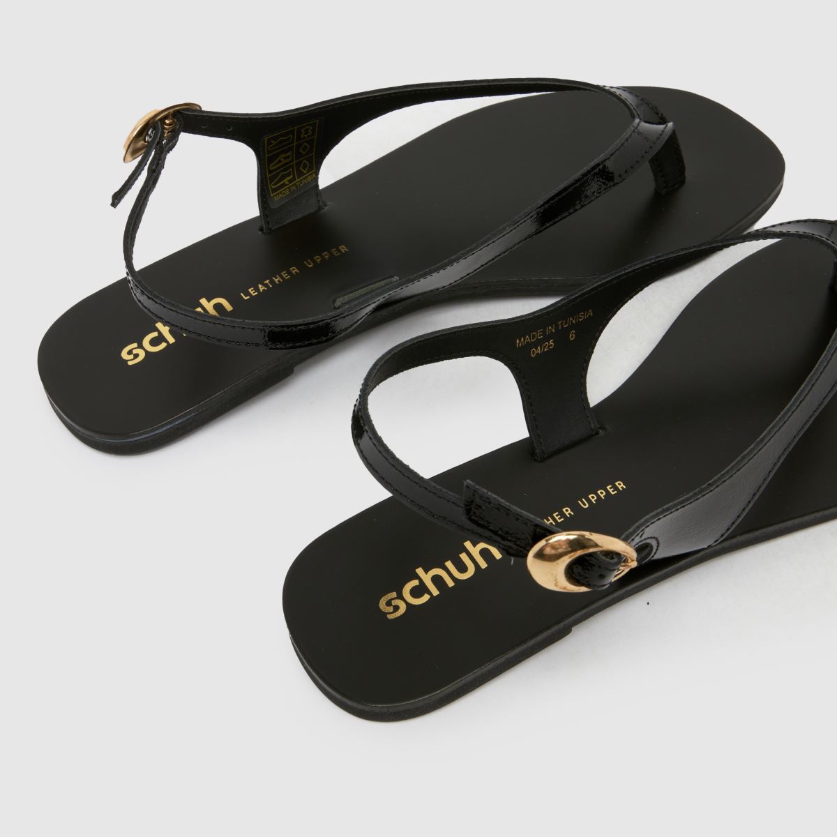 schuh Townsend Toe Post in Black schuh Townsend Toe Post 7