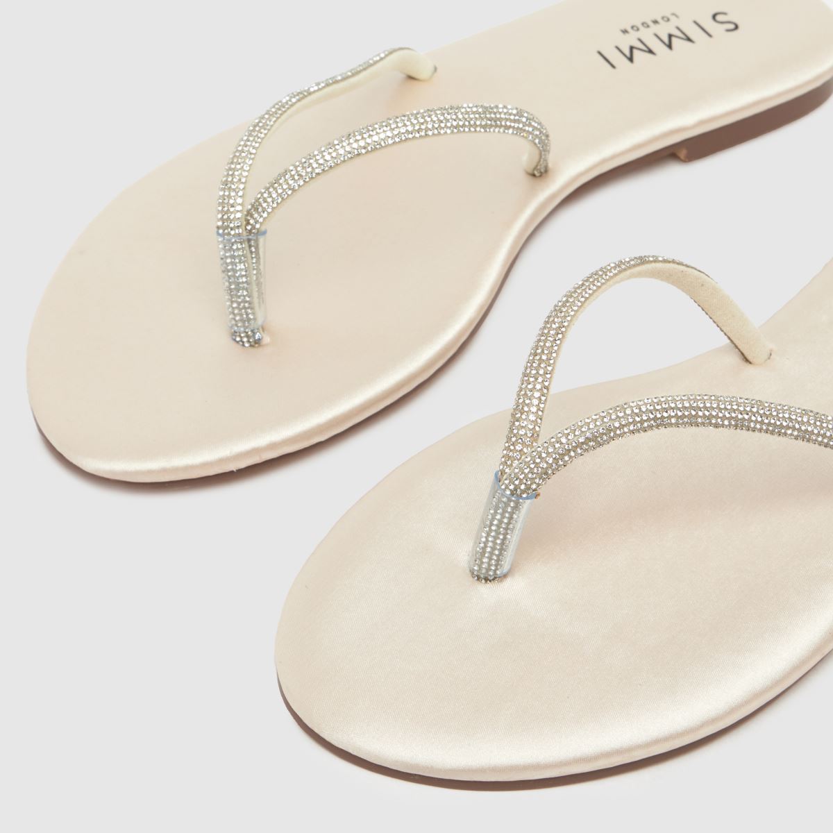 SIMMI Ersil Diamante Flip Flop in Beige SIMMI Ersil Diamante Flip Flop 3