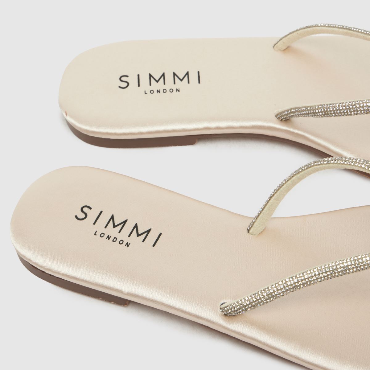 SIMMI Ersil Diamante Flip Flop in Beige SIMMI Ersil Diamante Flip Flop 7