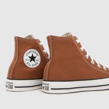 Converse All Star Hi in Brown & White Converse All Star Hi,4 of 4