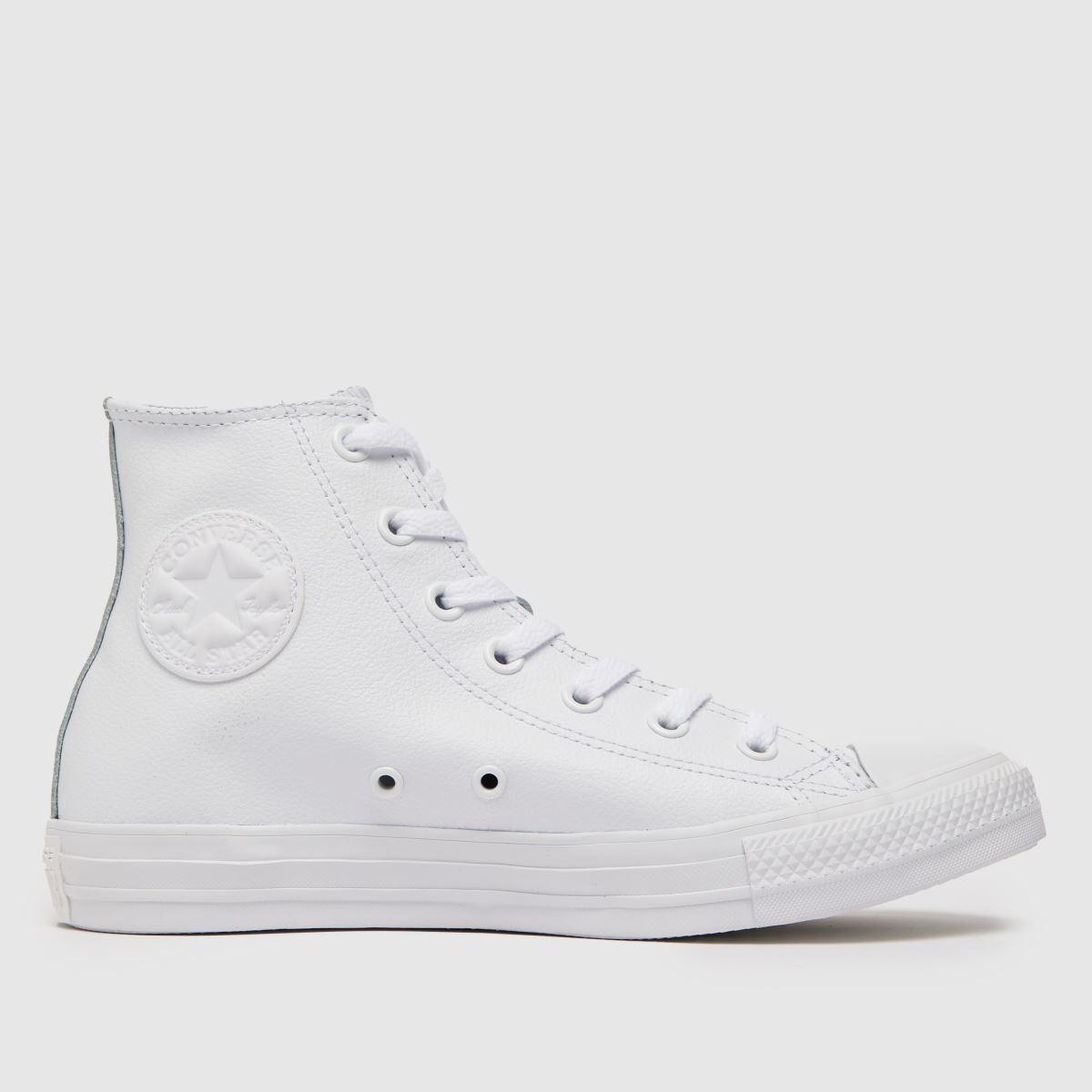 Converse All Star Mono Hi Trainers in White Converse All Star Mono Hi Trainers in White