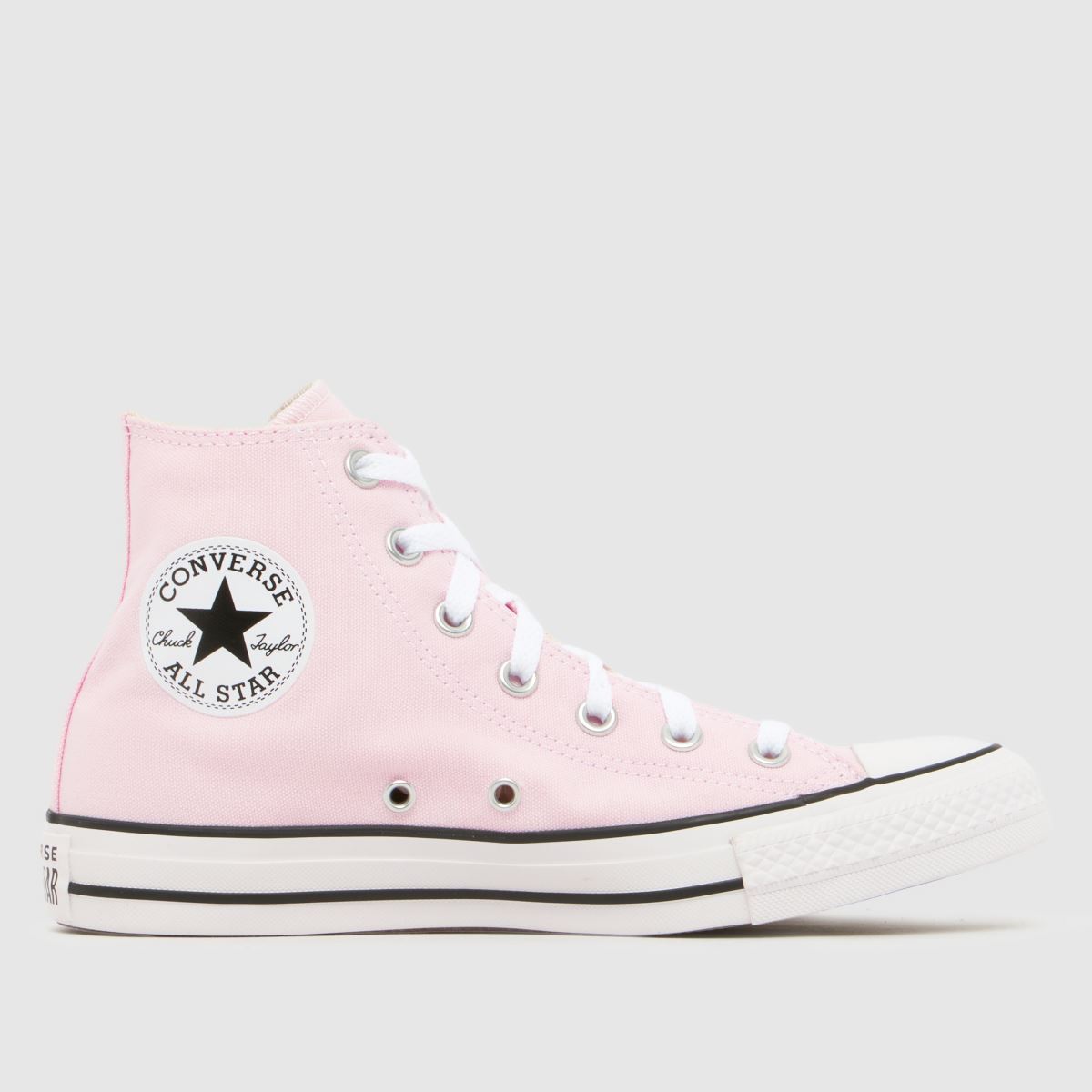 Converse All Star Hi Trainers in Pale Pink