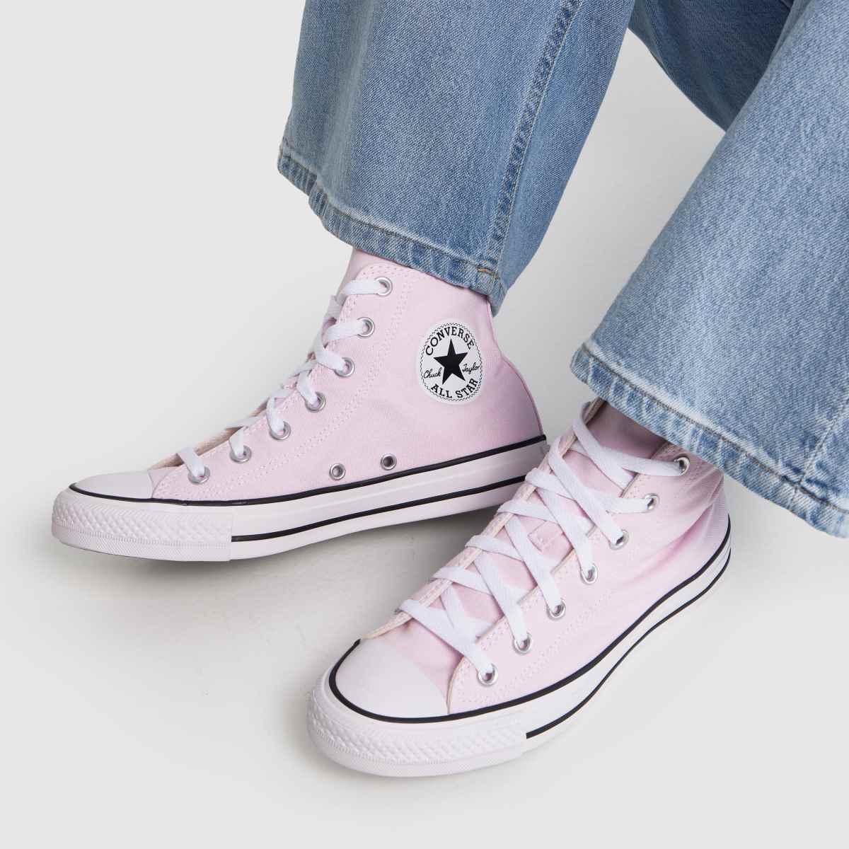 Converse All Star Hi in Pale Pink Converse All Star Hi 8