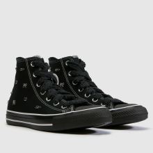 Converse All Star Hi Bows in Black Converse All Star Hi Bows,2 of 4