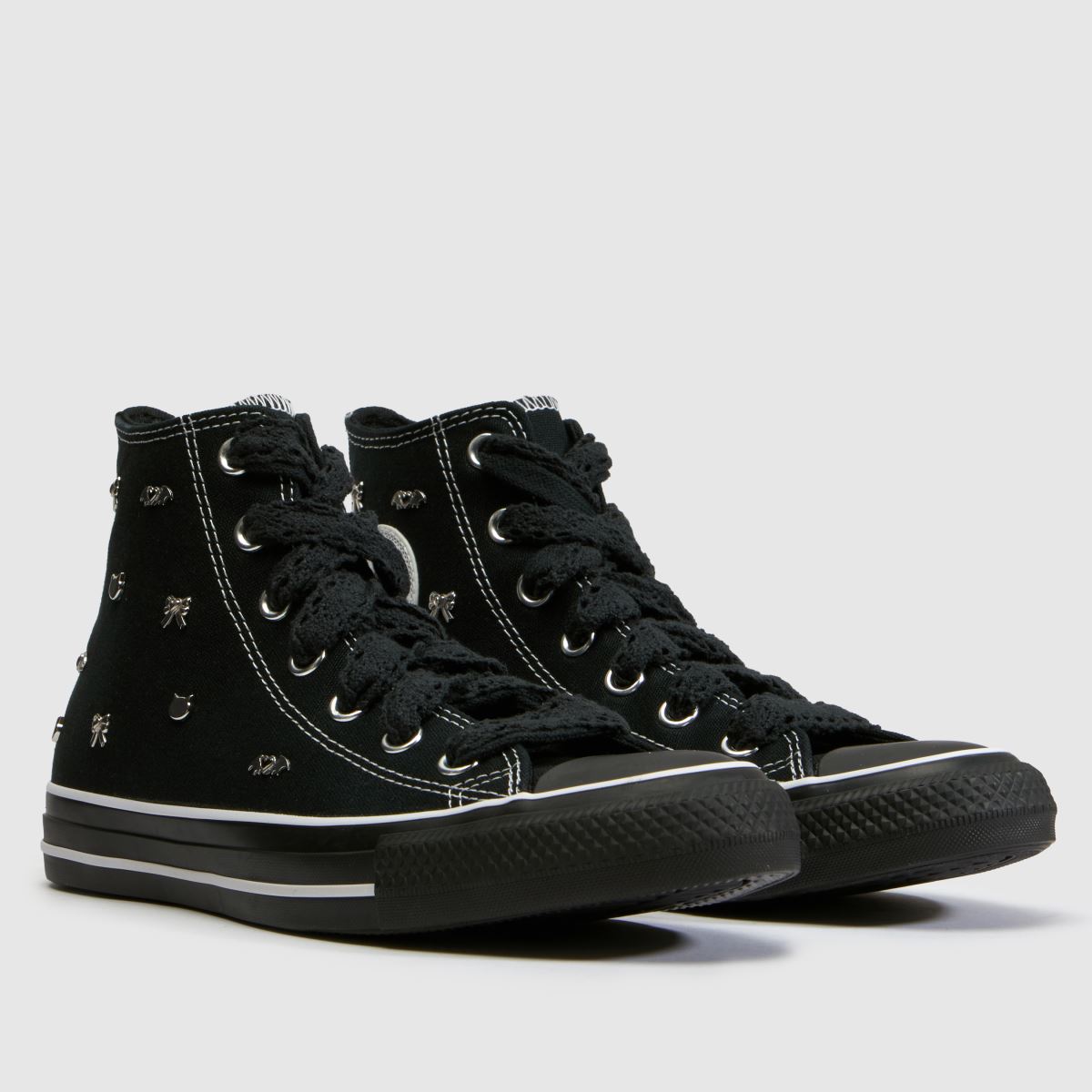 Converse All Star Hi Bows in Black Converse All Star Hi Bows 3