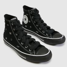 Converse All Star Hi Bows in Black Converse All Star Hi Bows,4 of 4