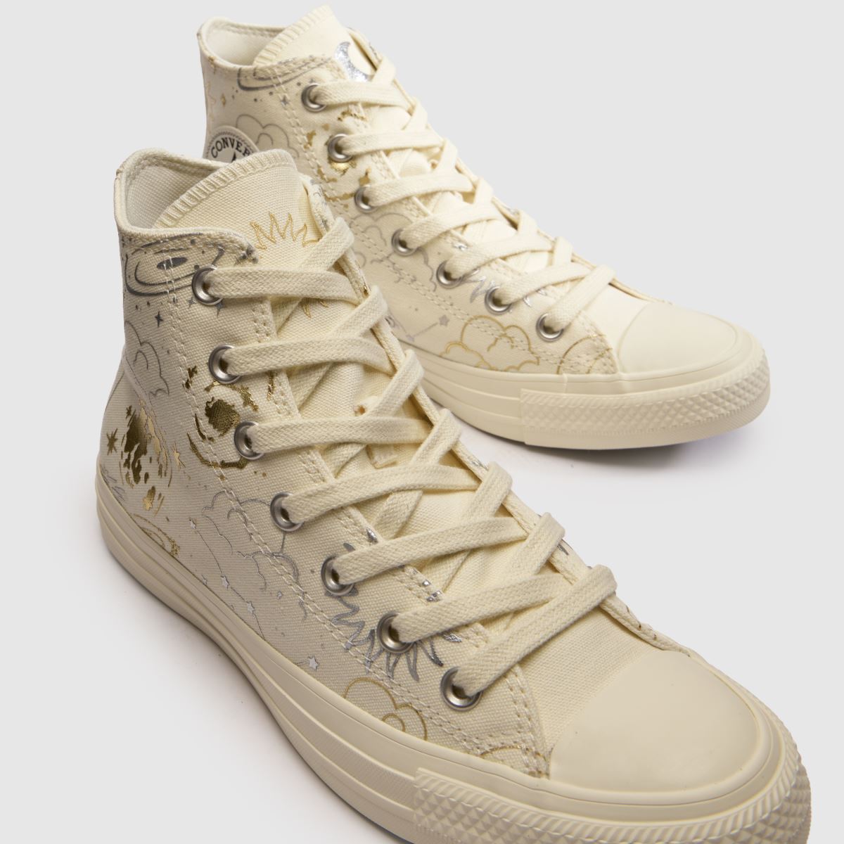 Converse Ctas Hi in Off-White Multi Converse Ctas Hi 4