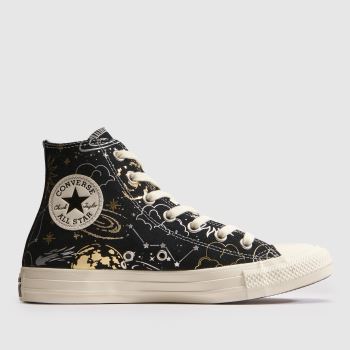 Converse Black Multi Ctas Hi Womens Trainers