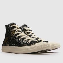 Converse Ctas Hi in Black Multi Converse Ctas Hi,2 of 4
