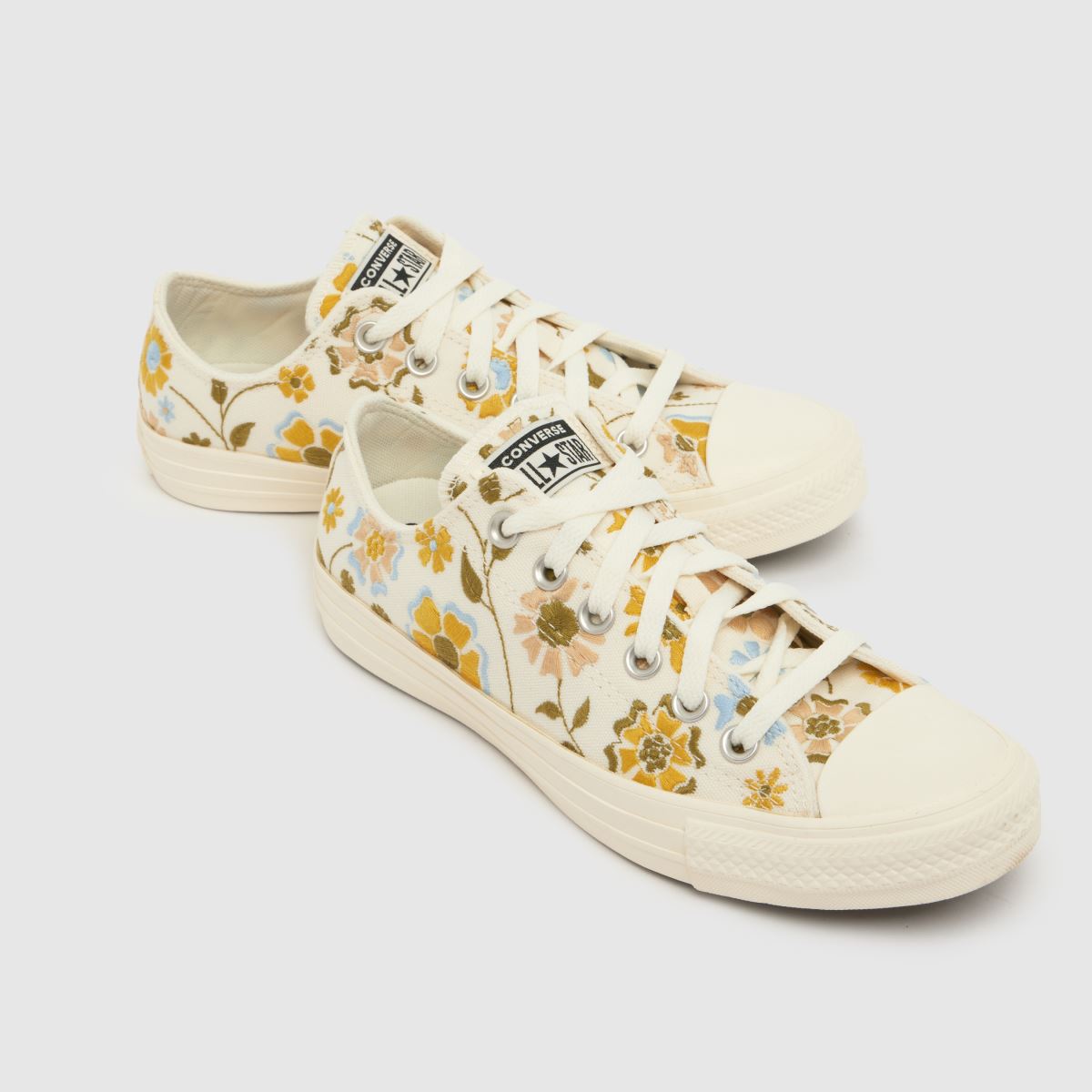 Converse All Star Ox in White & Yellow Converse All Star Ox 4