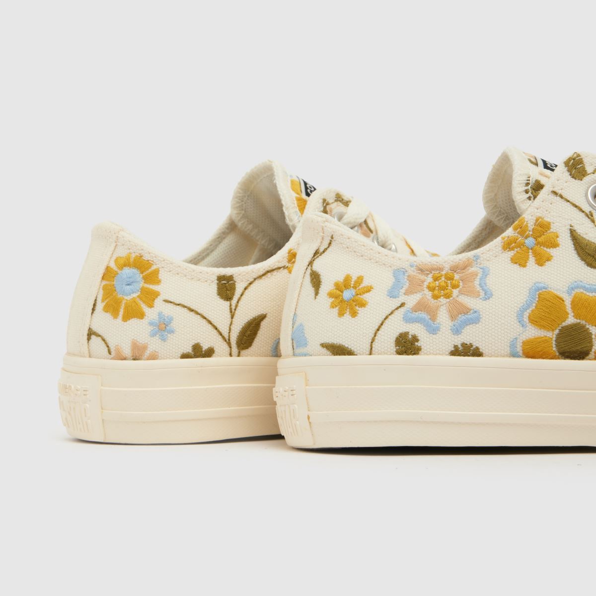 Converse All Star Ox in White & Yellow Converse All Star Ox 7