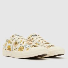 Converse All Star Ox in White & Yellow Converse All Star Ox,2 of 4