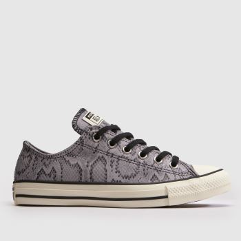 Converse Grey Multi All Star Ox Womens Trainers