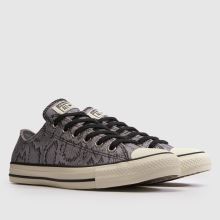 Converse All Star Ox in Grey Multi Converse All Star Ox,2 of 4