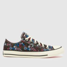 Converse All Star Ox in Black Multi Converse All Star Ox,1 of 4