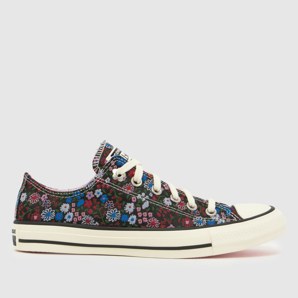 Converse All Star Ox Trainers in Black Multi