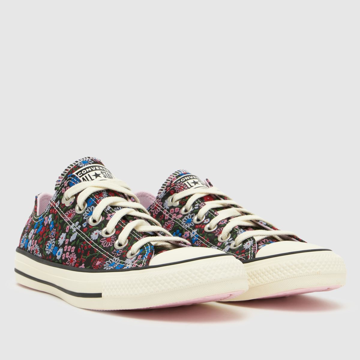Converse All Star Ox in Black Multi Converse All Star Ox 3