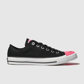 converse black & pink all star carnival ox trainers converse black & pink all star carnival ox trainers