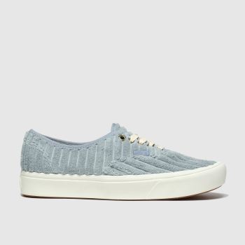 vans pale blue comfycush authentic cord trainers vans pale blue comfycush authentic cord trainers