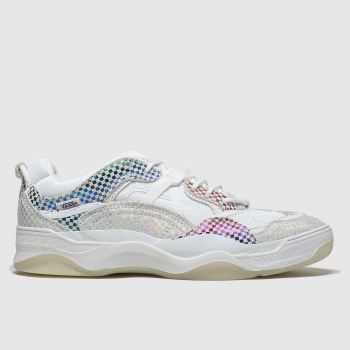 vans white & grey varix wc glory check trainers vans white & grey varix wc glory check trainers