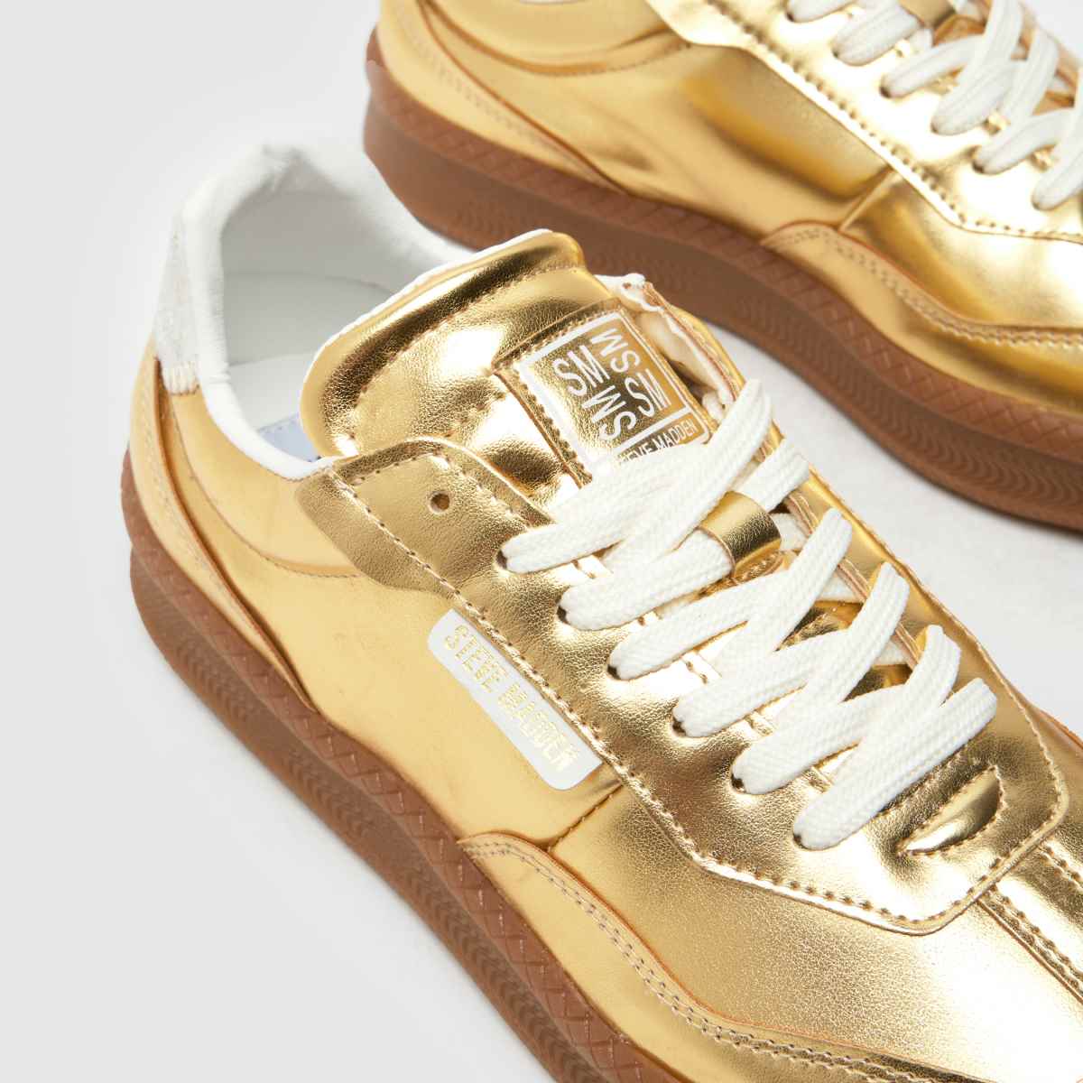 Womens Gold Steve Madden Euphoria Trainers schuh