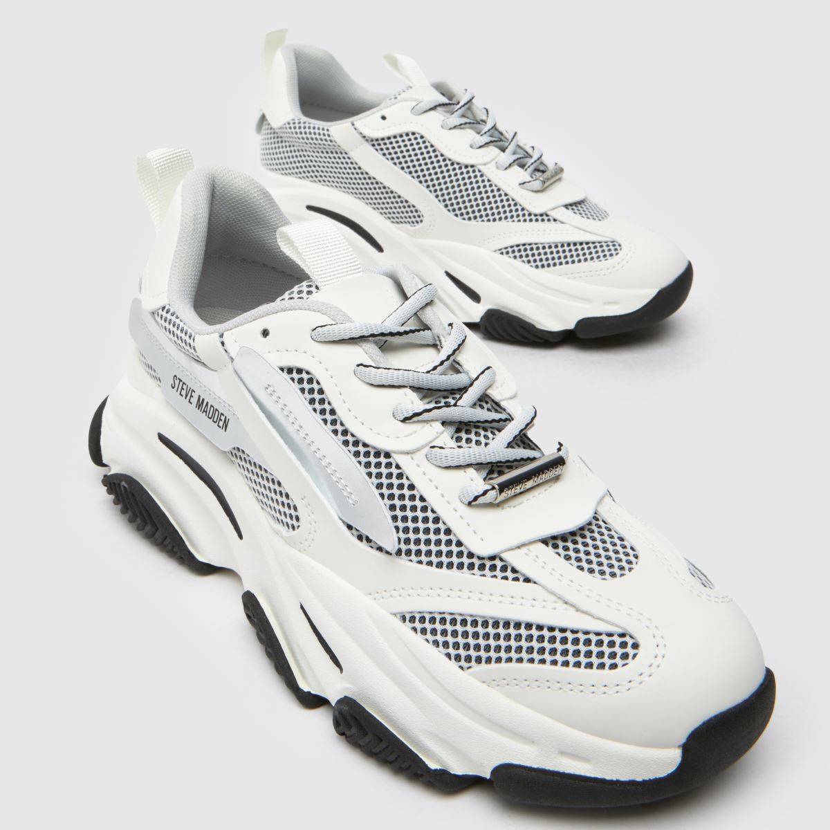 Womens Silver Multi Steve Madden Possession Trainers | schuh