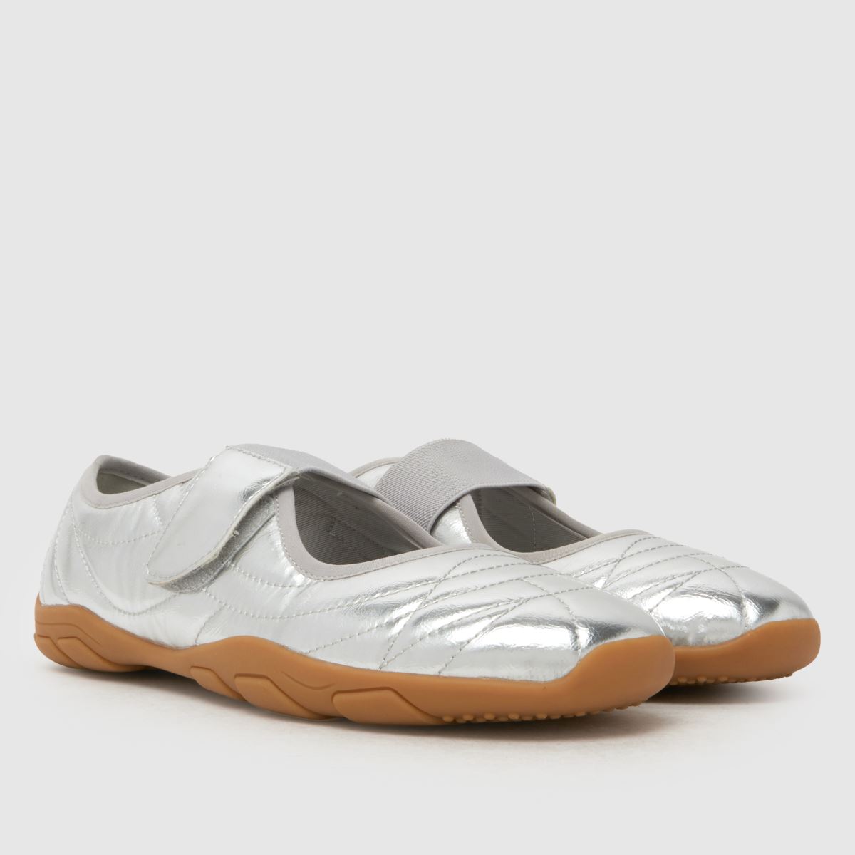 Steve Madden Scooter Ballerina in Silver Steve Madden Scooter Ballerina 3