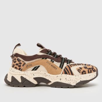 Steve Madden Print Animates Womens Trainers