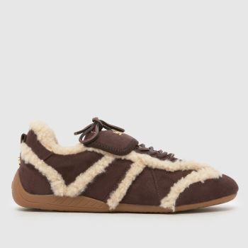 Steve Madden Dark Brown Freezone Womens Trainers