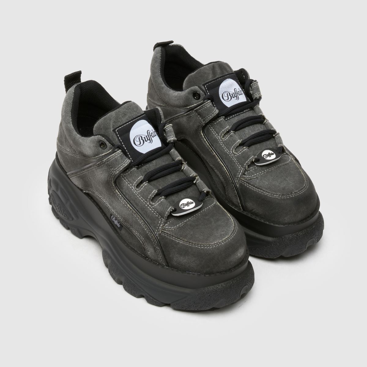 Buffalo Platform Sneakers Buffalo Classic Low Black Buffalo