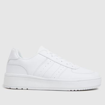 schuh white magnet lace up trainers schuh white magnet lace up trainers