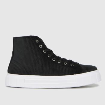 schuh black mabel chunky hi top trainers schuh black mabel chunky hi top trainers