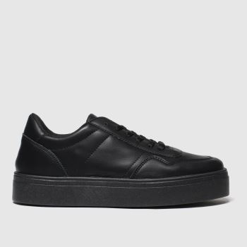 schuh black attention lace up trainer trainers schuh black attention lace up trainer trainers