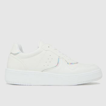 schuh white minty holographic trainers schuh white minty holographic trainers