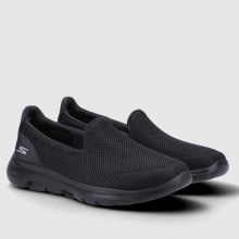 Womens Black SKECHERS Go Walk Trainers 