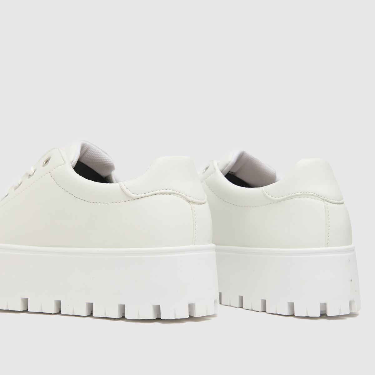 schuh white platform trainers