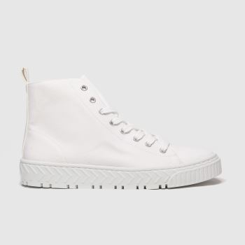 schuh white marley hi top trainers schuh white marley hi top trainers