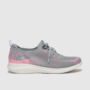 SKECHERS grey ultra flex trainers SKECHERS grey ultra flex trainers
