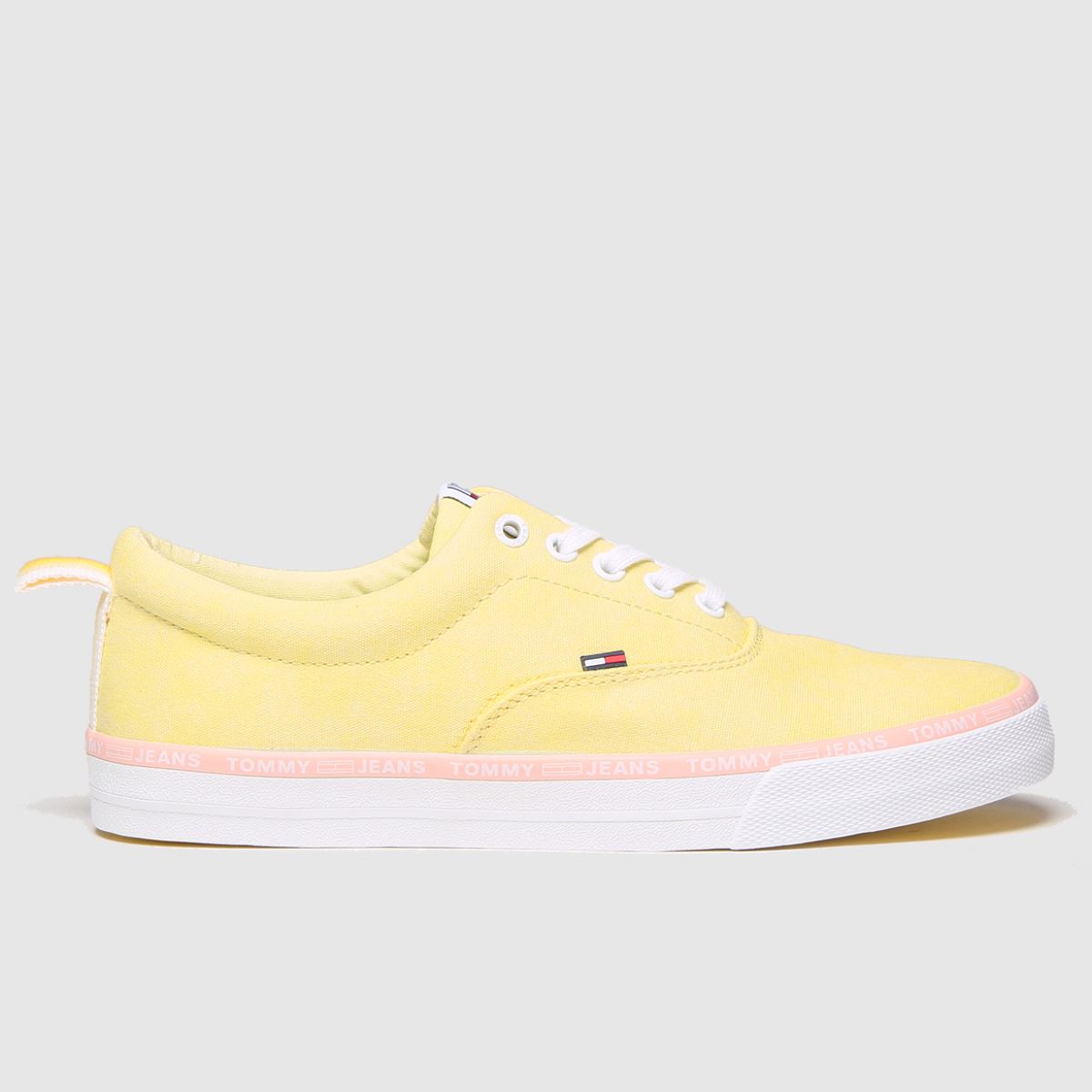 tommy hilfiger yellow sneakers