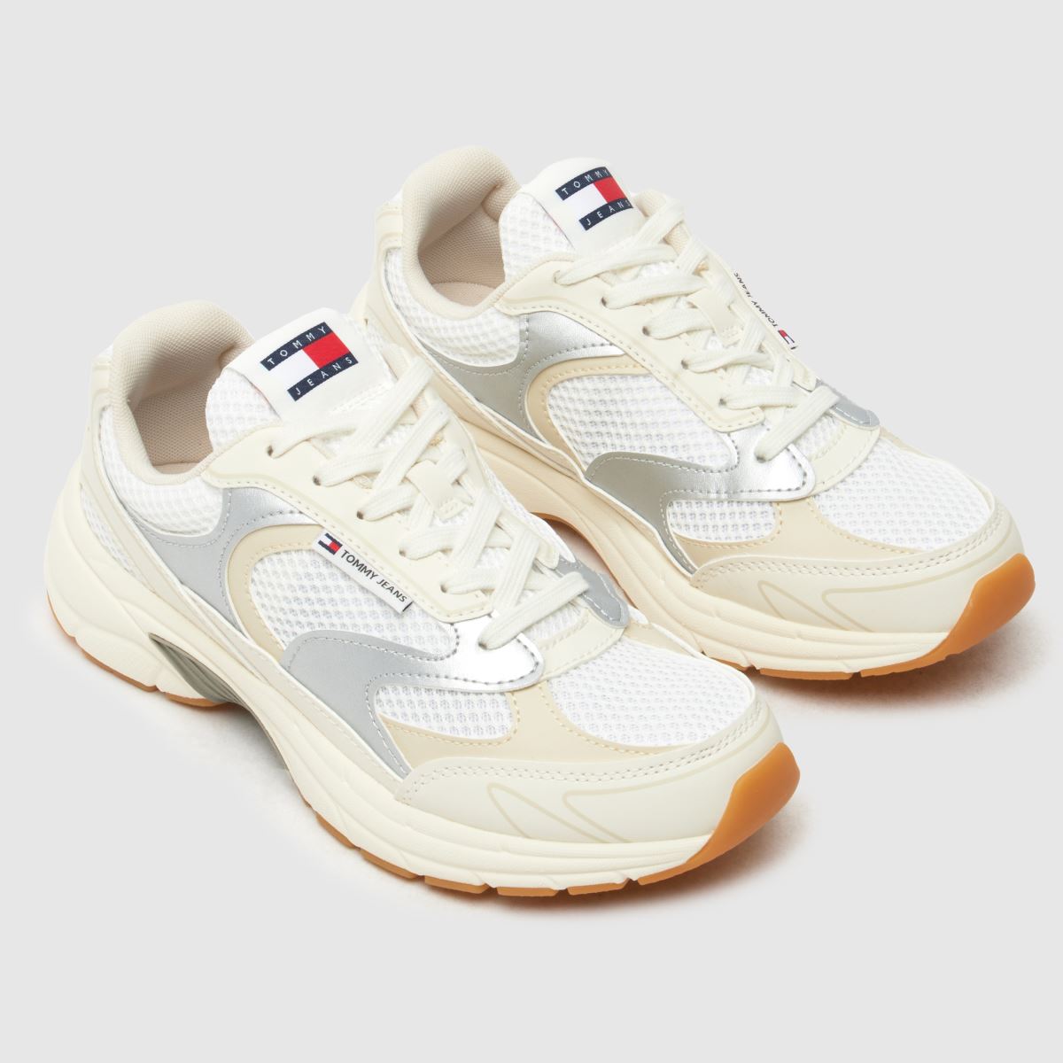 TOMMY JEANS Coney Metallic Runner in White TOMMY JEANS Coney Metallic Runner 4