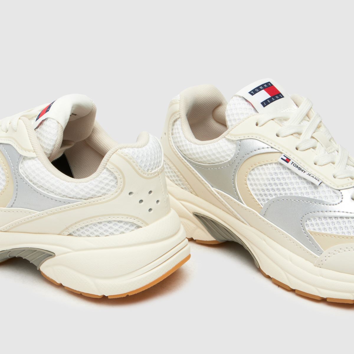 TOMMY JEANS Coney Metallic Runner in White TOMMY JEANS Coney Metallic Runner 7