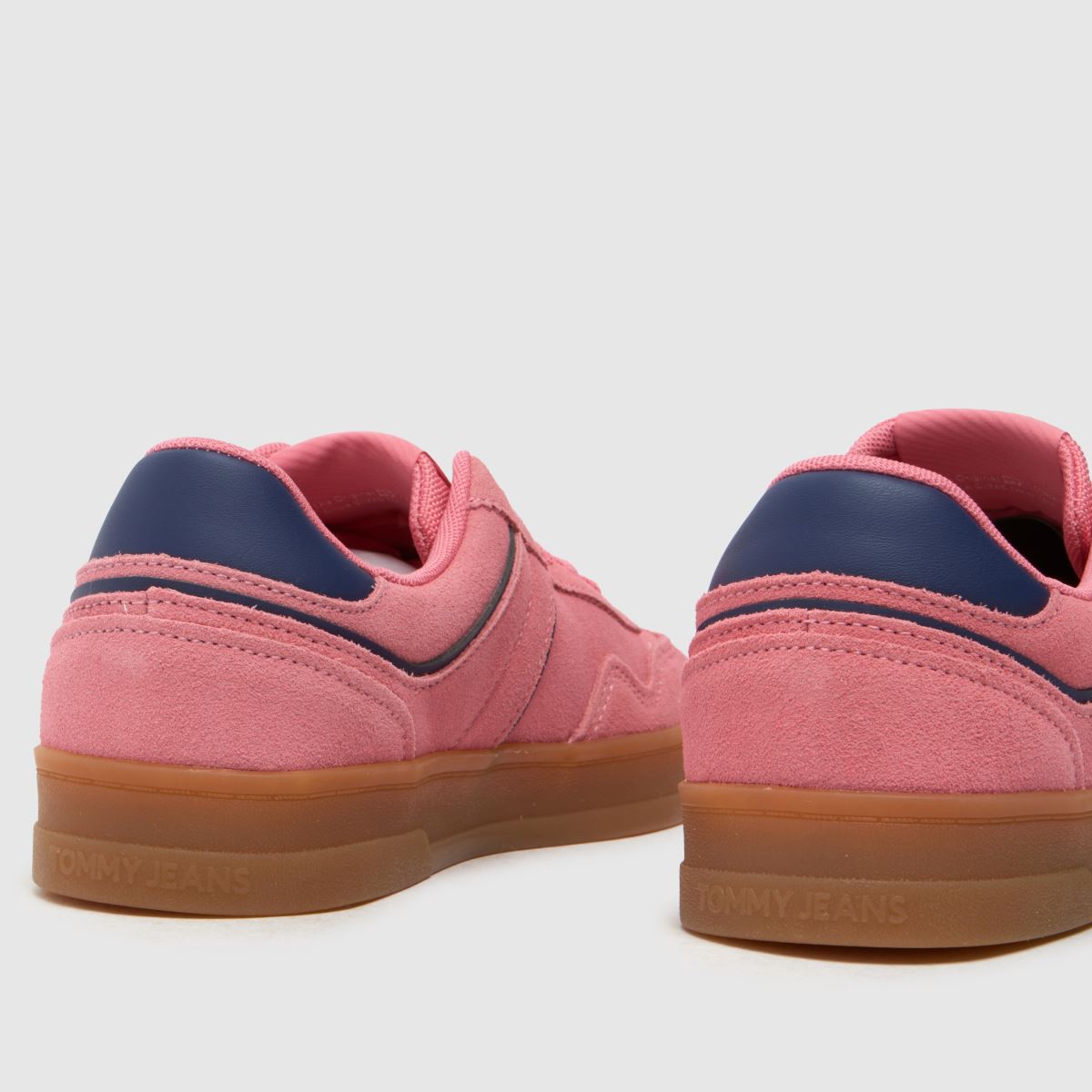 Womens Pale Pink Tommy Jeans Greenwich Trainers schuh