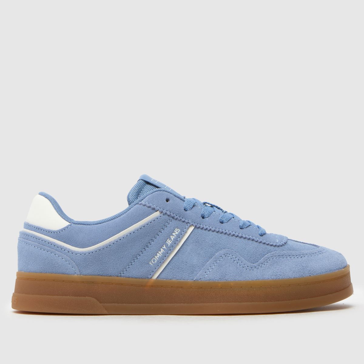 Tommy Jeans Greenwich Trainers in Pale Blue, Size: 6.5 (EU 40)