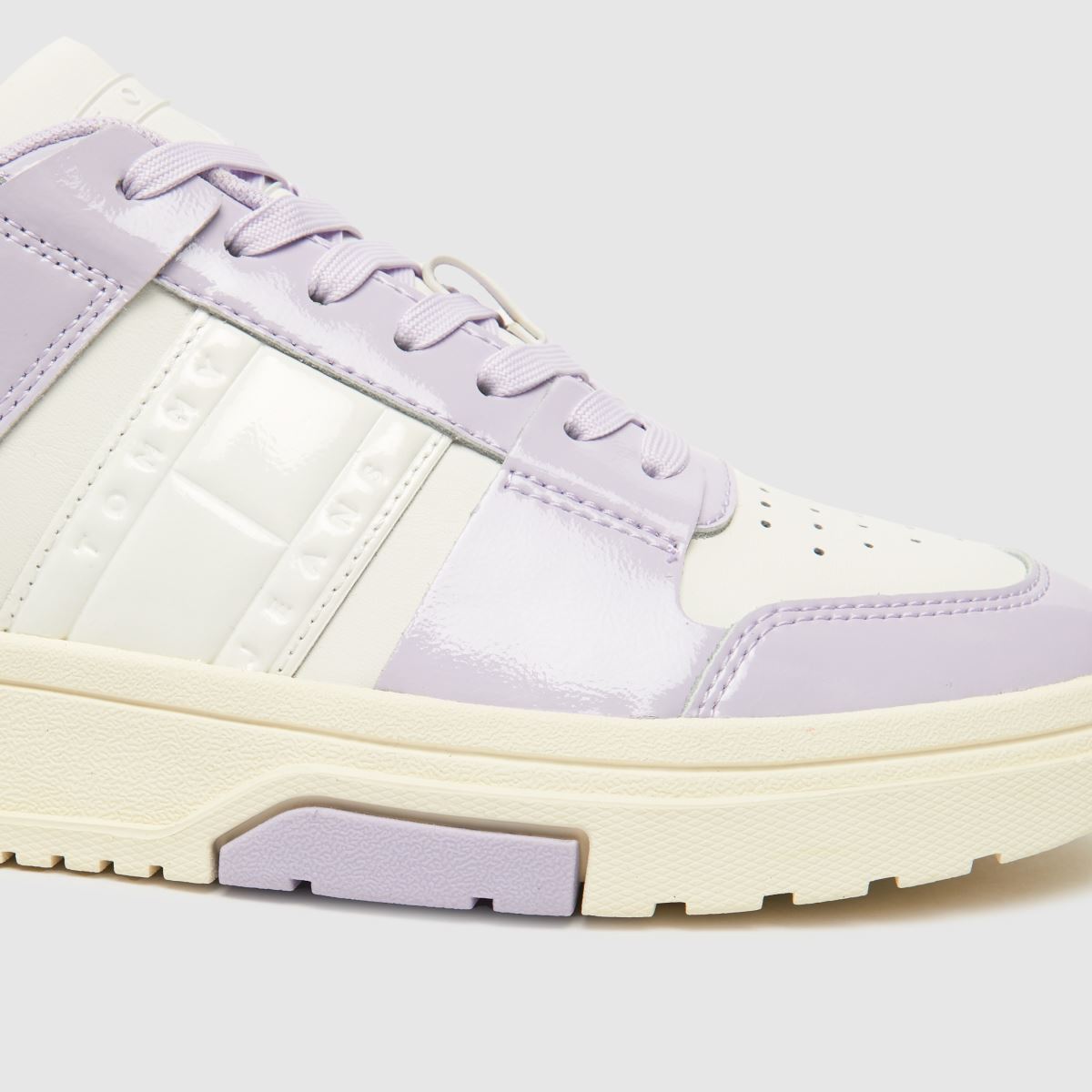 Womens White Purple Tommy Jeans The Brooklyn Trainers schuh