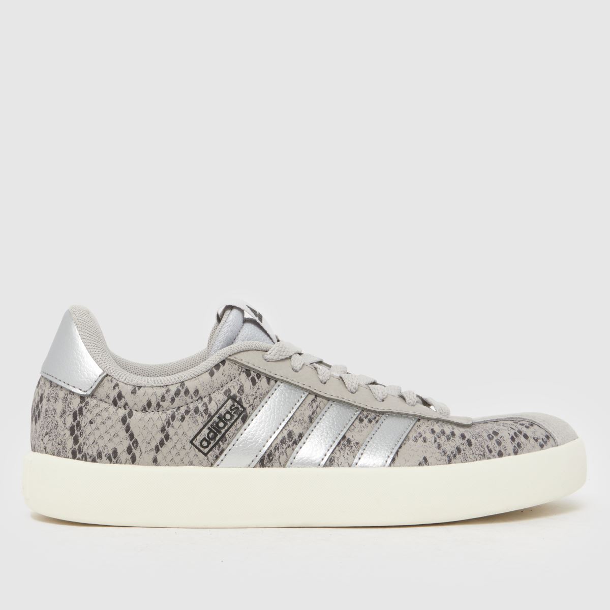 Image of adidas VL Court 3.0 Trainers in Grey Multi