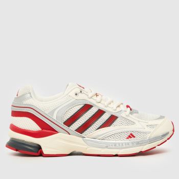 adidas White & Red Spiritain 2000 Womens Trainers