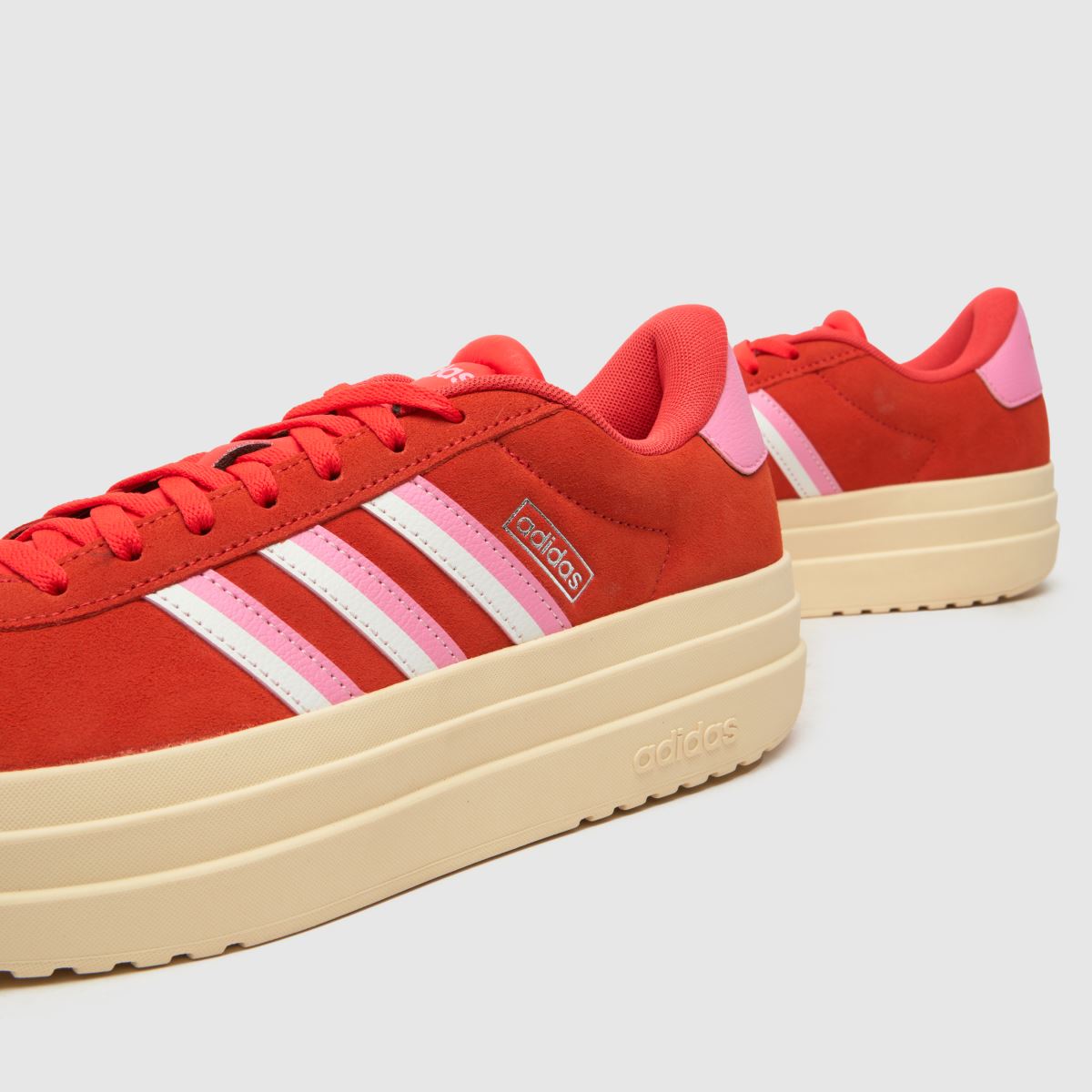 Adidas Rot Schwarz Schuhe Damen Rot Adidas Vl Court Bold Sneaker Schuh