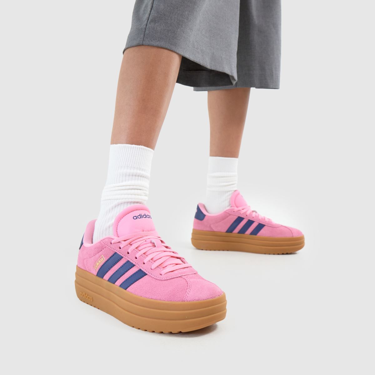 adidas VL Court Bold in Pink adidas VL Court Bold 8