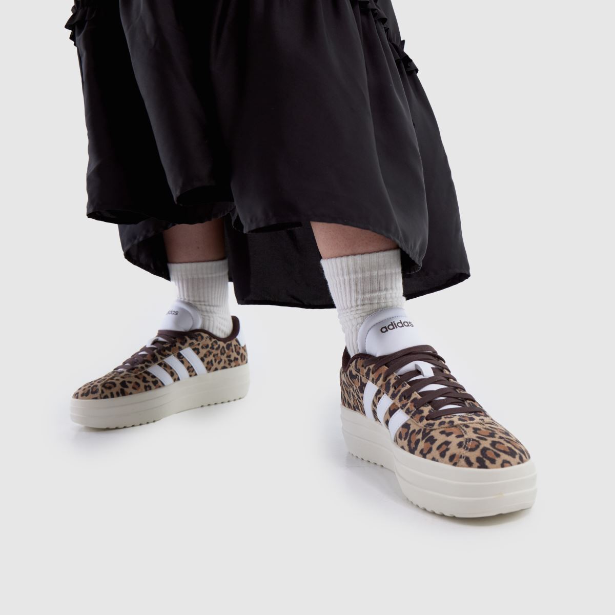 Adidas Leopard Print Nike Socks Womens Print Adidas VL Court Bold Trainers  Schuh